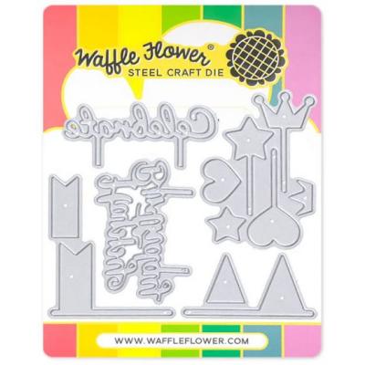 Waffle Flower Die - Cupcake Toppers